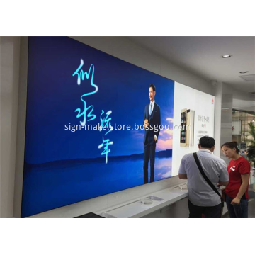 2017 Aluminium Frameless Fabric Light Boxes